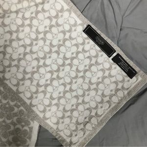 COACH Sparkle Winter Scarf